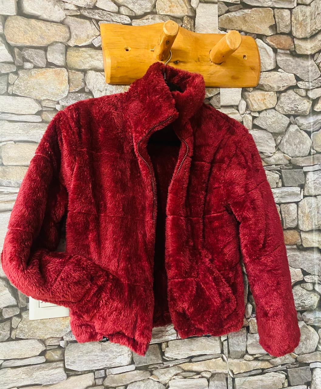 Campera peluche para dama